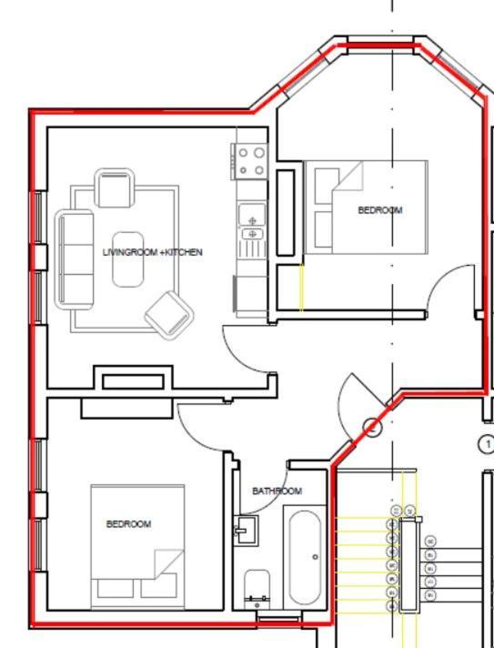 Flat-C, 4 Adults, 20 Mins To Beach, Netflix, Wifi, Sleeps 4 Adults Bournemouth Kültér fotó